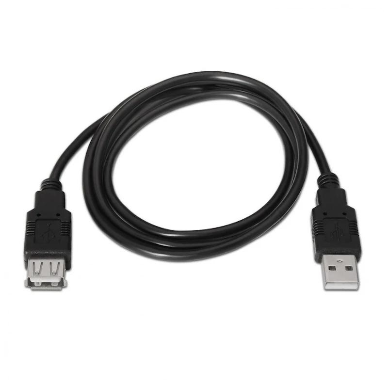 Aisens Cable USB 2.0 tipo A/M-A/H negro 3.0m