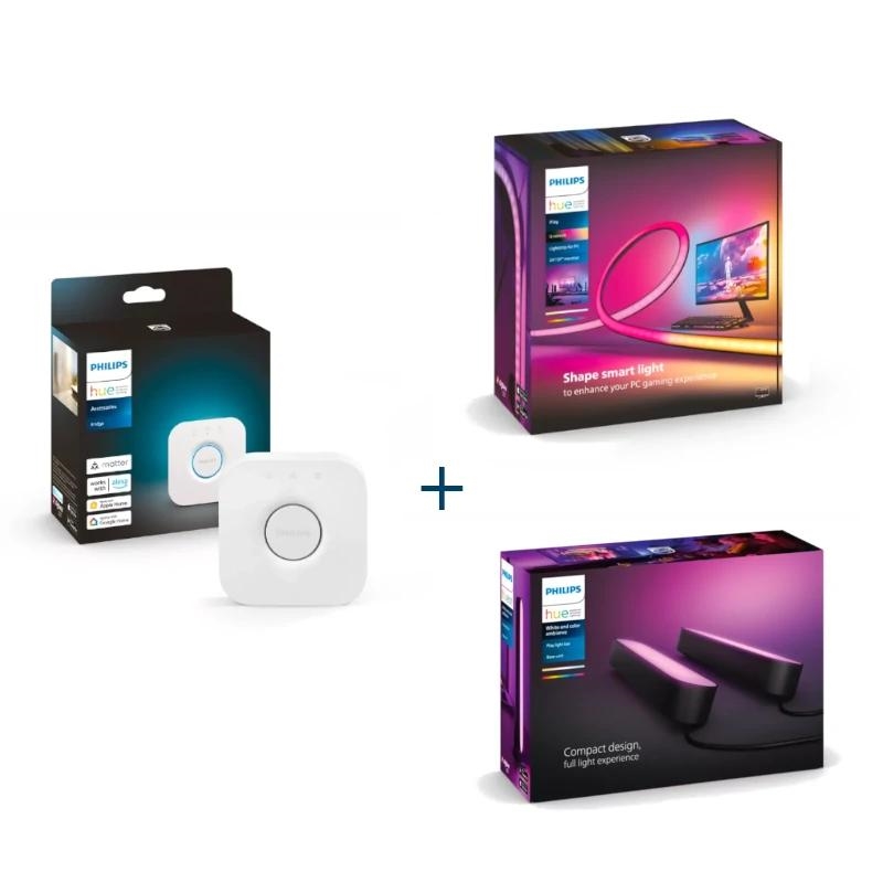 Philips Pack PC Plus 24"-27" + Hue Play