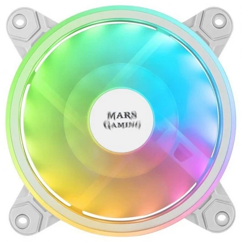 Mars Gaming Ventilador MFX DUAL ARGB 14DB WHITE