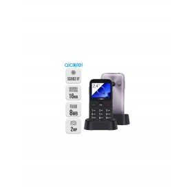 Alcatel : 2019G Senior Phone - Metallic Silver - Imagen 1