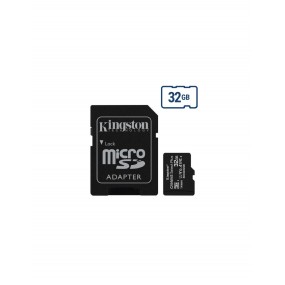 Kingston : microSD 32GB Clase 10 (100 MB/s) con adaptador (blíster) - Imagen 1